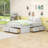 Wooden Platform Bed with 6 Drawers-212478042-212478044
