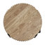 Table basse robuste en MDF et fer, style industriel pour le salon