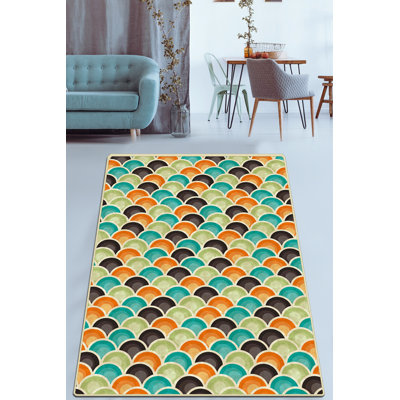 High-Quality Hall Carpet, 31.5 x 39.4 inches | 100% Polyester, Total Thickness: 0.39 inches | Antibacterial, Non-Slip Underside, Machine Washable | Perfect for Living Room & Entryway Décor