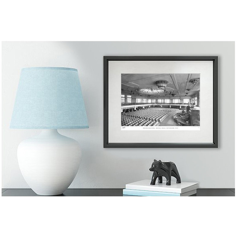 Bridlington, Royal Hall Interior 1927 by Francis Frith - Single Picture Frame Print, 60cm H x 80cm W x 2.3cm D