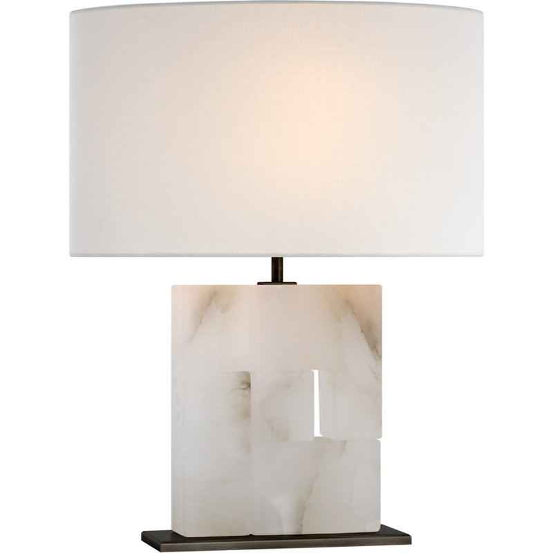 Ian K. Fowler Ashlar Medium Table Lamp, Bronze