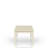 Table with Leaf - Whitewash