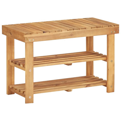 8 Pair Solid Wood Shoe Storage