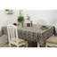 Serviette de table Fabividine Boho 18 x 18 po, imprimé floral, (Pushp Varsha, noir) {Ensemble de 6}