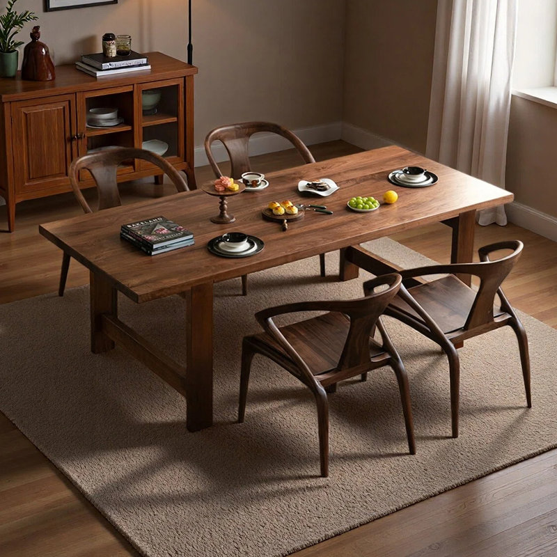 Table de salle à manger rectangulaire, H 29,53 po x L 70,87 po x l 31,5 po
