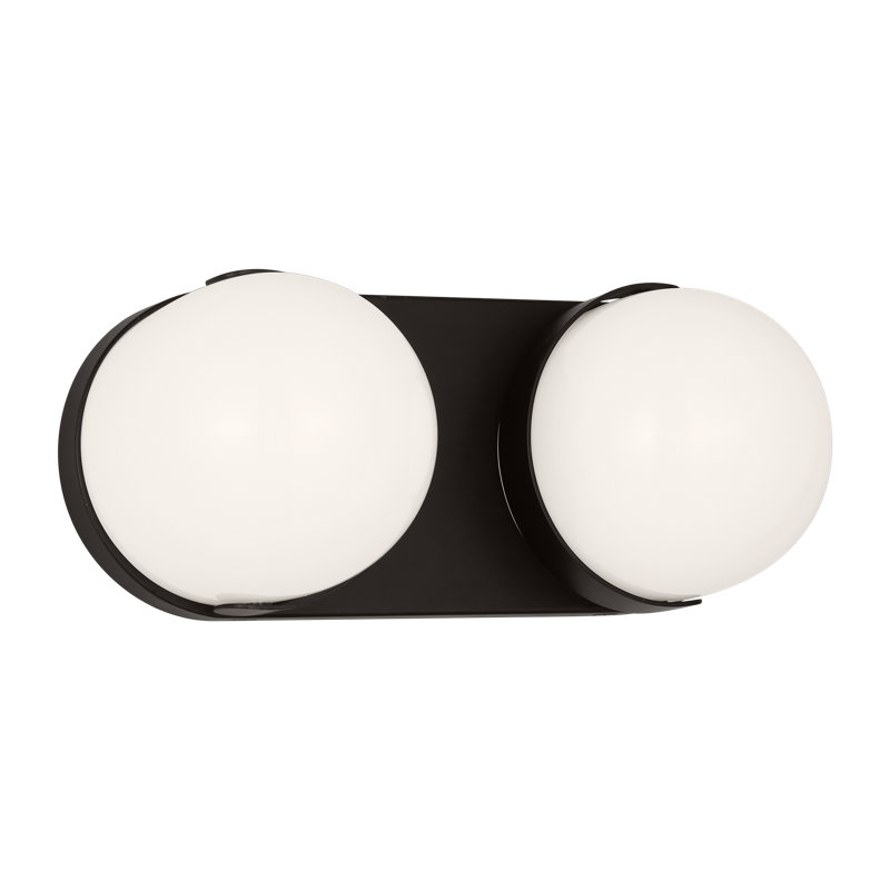 Syrie 2 - Light Dimmable LED Bath Bar, Aged Iron