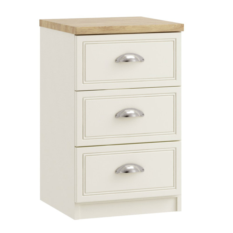 Verwood 40cm W Manufactured Wood Bedside Table