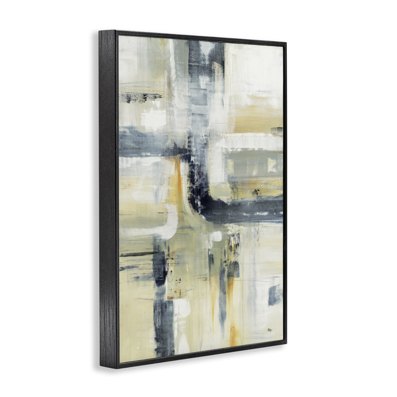 Giclée encadrée par Neutrals Expressive, design par Lisa Ridgers, H 18 po x l 12 po, Giclée encadrée noir minuit