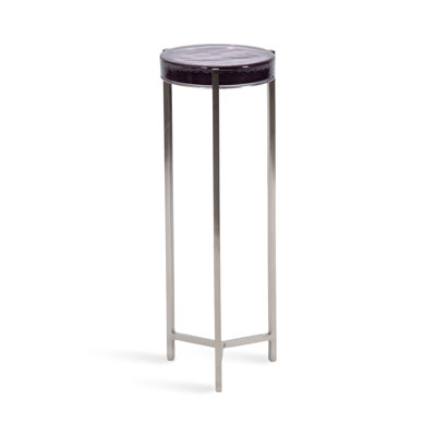 Eveland Round Metal Drink Table