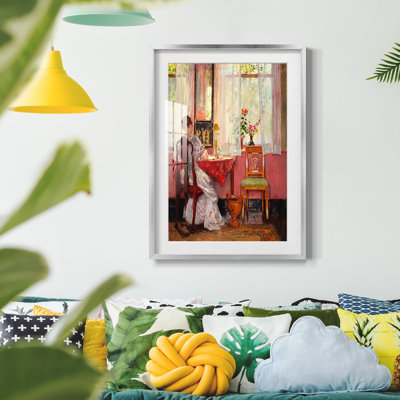 Vintage Portrait Print XCVI - Impression encadrée