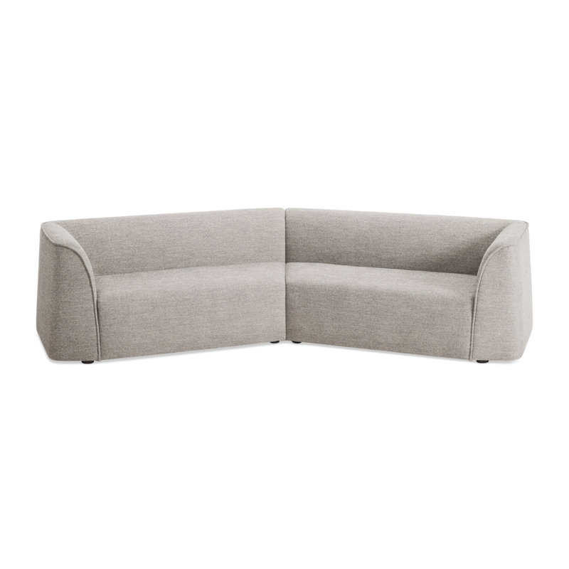 Thataway Sectional, 29" H x 126" W x 53" D, Tofte Navy Polyester Blend