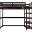 Lit mezzanine simple avec système de rangement sous le bureau et une tablette-1500515892-1500515895