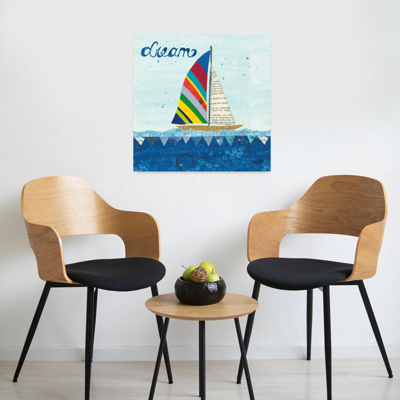 Rainbow Spinnakers II, art côtier, H 24 po x l 24 po