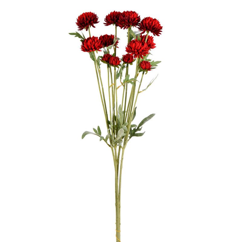 Artificial 27" Daisy Spray, Red