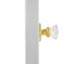 Classic Rosette with Crystal Door Knob-1643764232