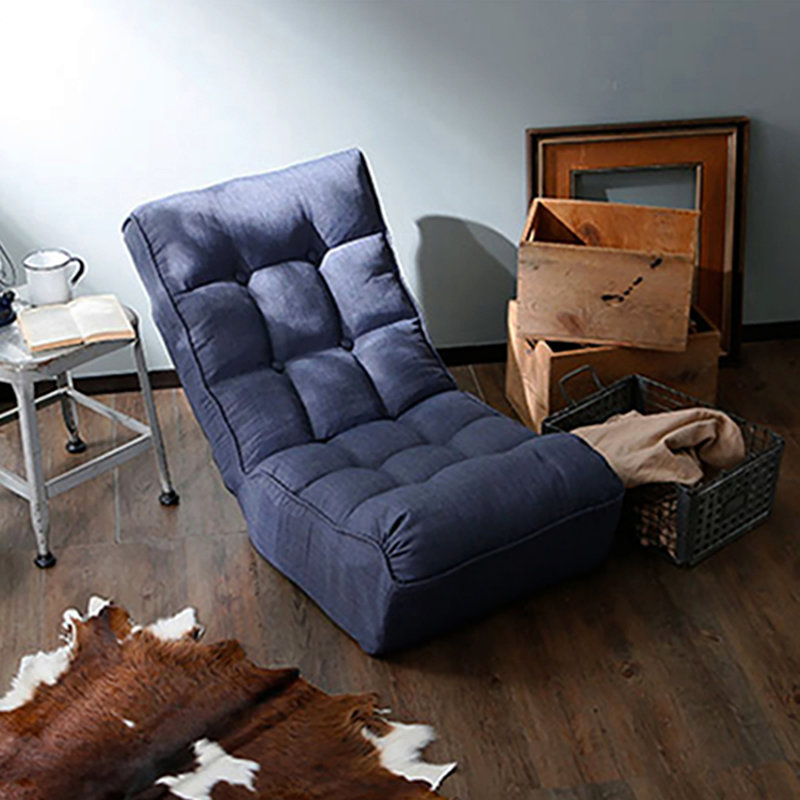 Canapé simple inclinable Fauteuil japonais Tatami, Marine
