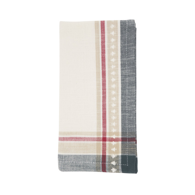 Ensemble de 4 serviettes Merry Pines Dobby
