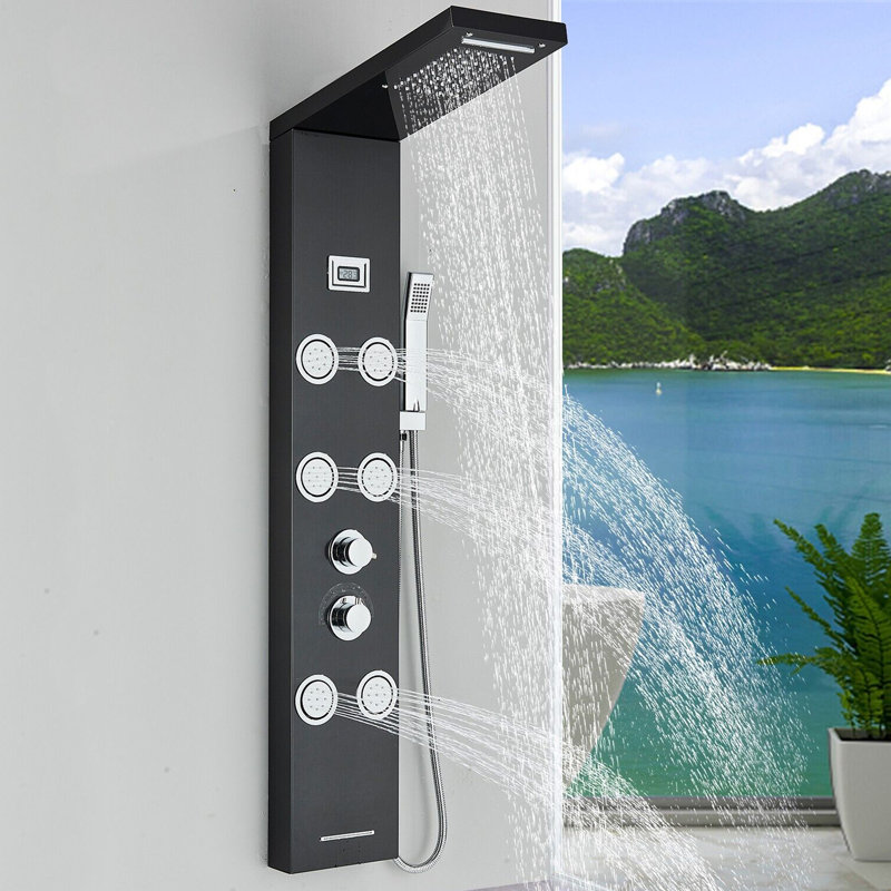 48'' Shower Panel with Fixed Shower Head
