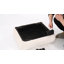 Ensemble de canapé modulaire surdimensionné en chenille avec coussins et 1 repose-pieds, orange terre cuite-1775610326-1775610284