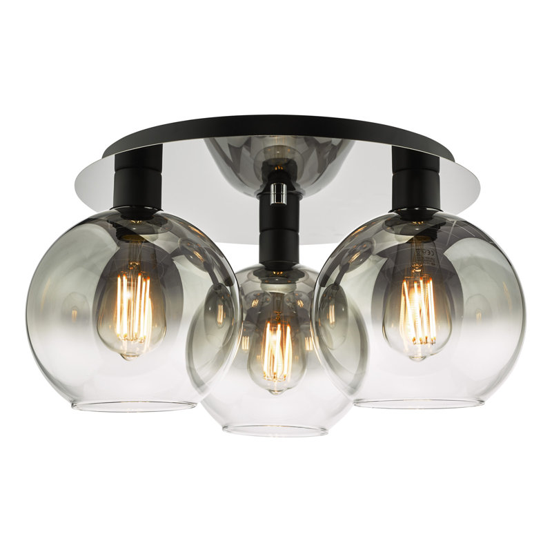 Anastazija Glass Semi Flush Mount