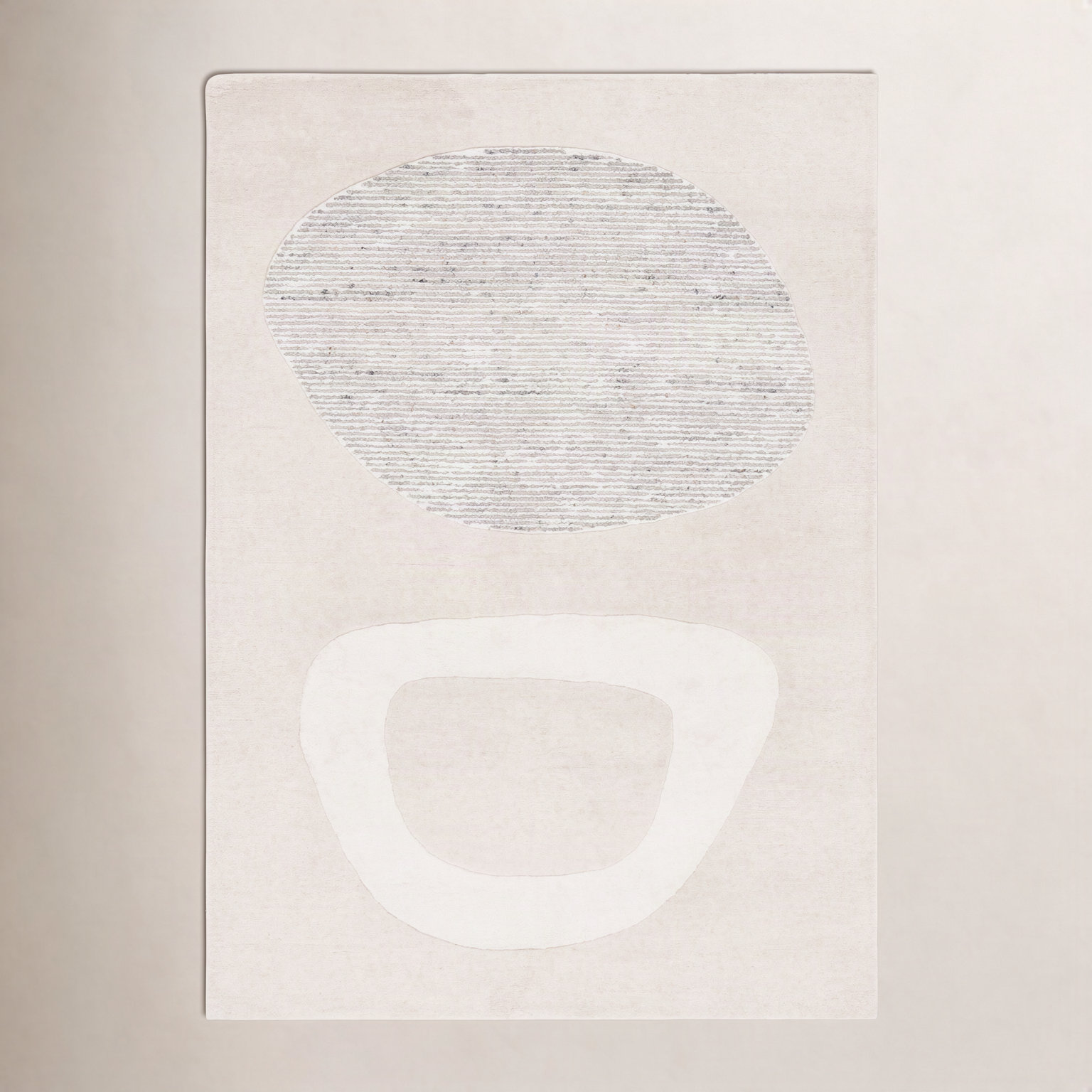 Mullen Hand-Tufted Abstract Rug, Rectangle 3' x 5'