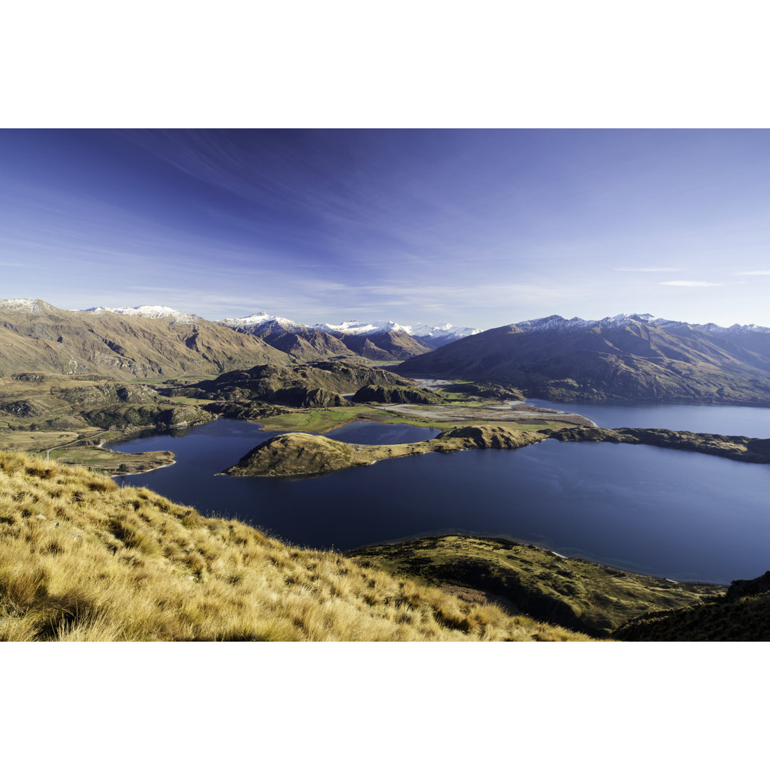 Lake Wanaka From Roys Peak von Simonbradfield - Druck