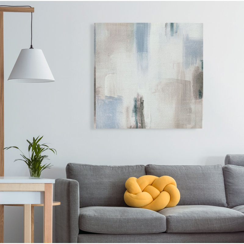 « matinée lake i », peinture, H 24 po x l 24 po x P 1,5 po, Toile tendue