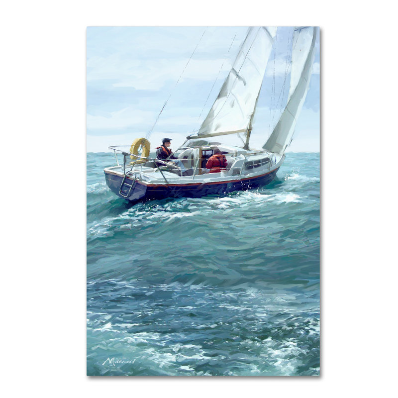Armand, reproduction de voile sur toile, H 24 po x l 16 po x P 2 po