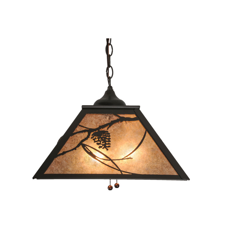 Rustic Lodge 2 - Light Pendant, Silver, Timeless Bronze