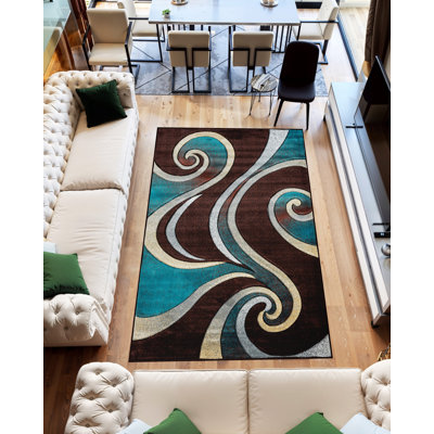 Mccampbell Performance Abstract Indoor Rug