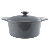 Taste of Home 2 Qt. Stoneware Round Casserole with Lid