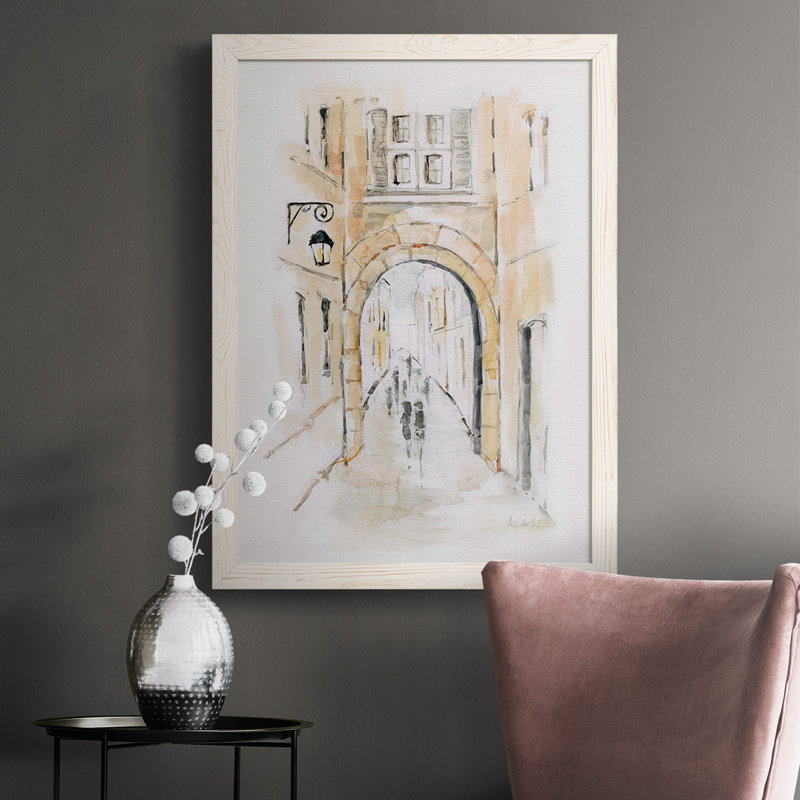 «Doel Venice Market Day II», reproduction d'art sur toile, Blanc, H 37,5 po x l 27,5 po x P 1 po