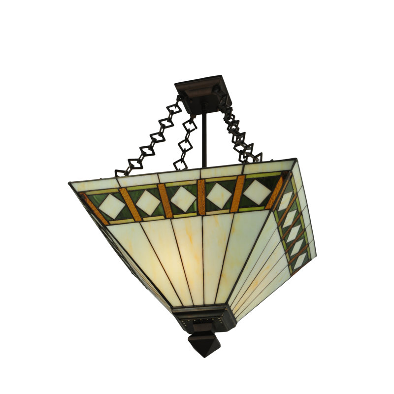 2 - Light Semi Flush Mount