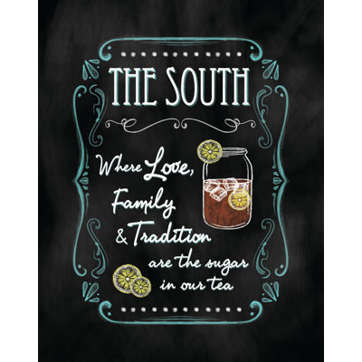 Southern Sweet Tea - Textual Art Print