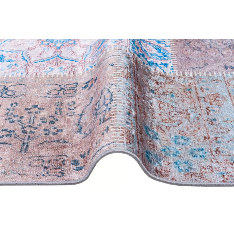 Tapis intérieur / extérieur en coton Saphire, Rectangle 5 pi 11 po x 9 pi 2 po