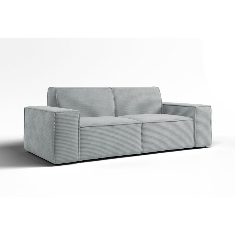 Edmeston 3 Seater Sofa, Light Grey