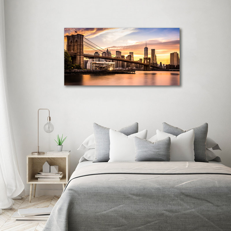 Brooklyn Bridge - Wrapped Canvas Print