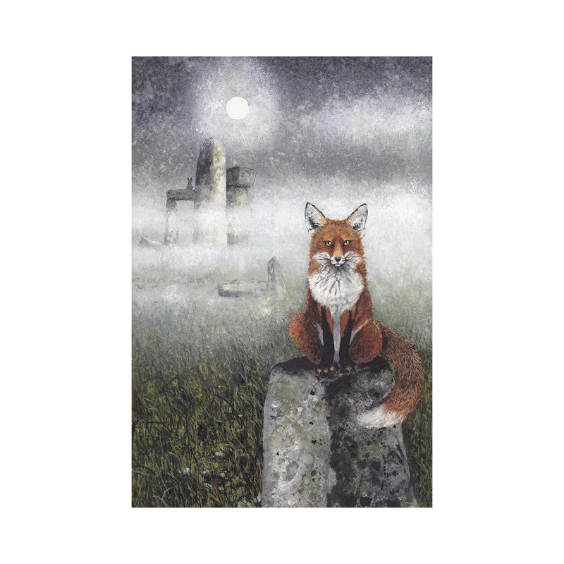 « Optimiste » par Maggie Vandewalle-reproduction d’art, Toile tendue, H 12 po x l 8 po x P 0,75 po, Pas de tapis