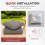 Coussins de remplacement pour meubles d'extérieur 24 po x 22 po Carolina-123628614-110860465