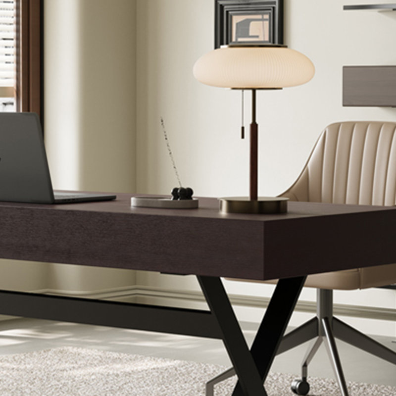 Bureau à domicile de style rétro, H 29,52 po x l 70,86 po x P 27,55 po