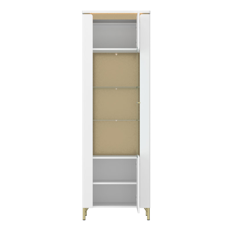 Akilia Display Cabinet, White