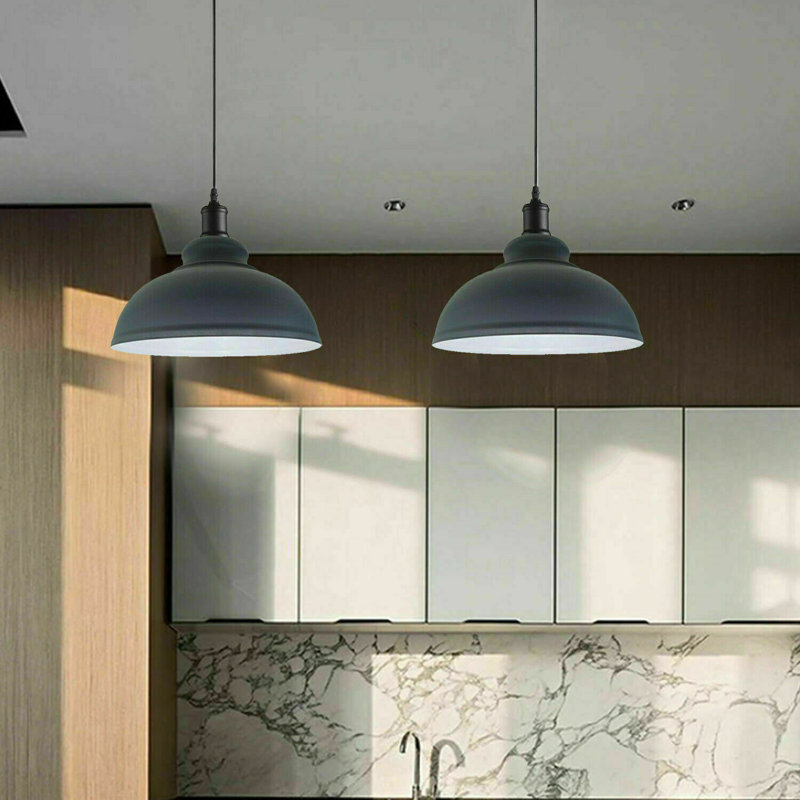 Reich 1 - Light Dome Pendant, 116cm H x 29cm W x 29cm D, Matt Grey