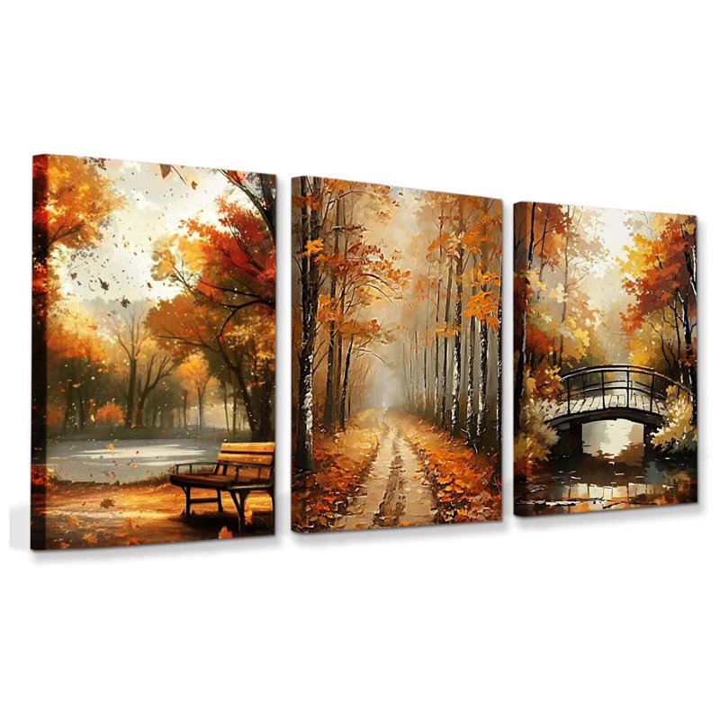 3 Piece Wrapped Canvas Print