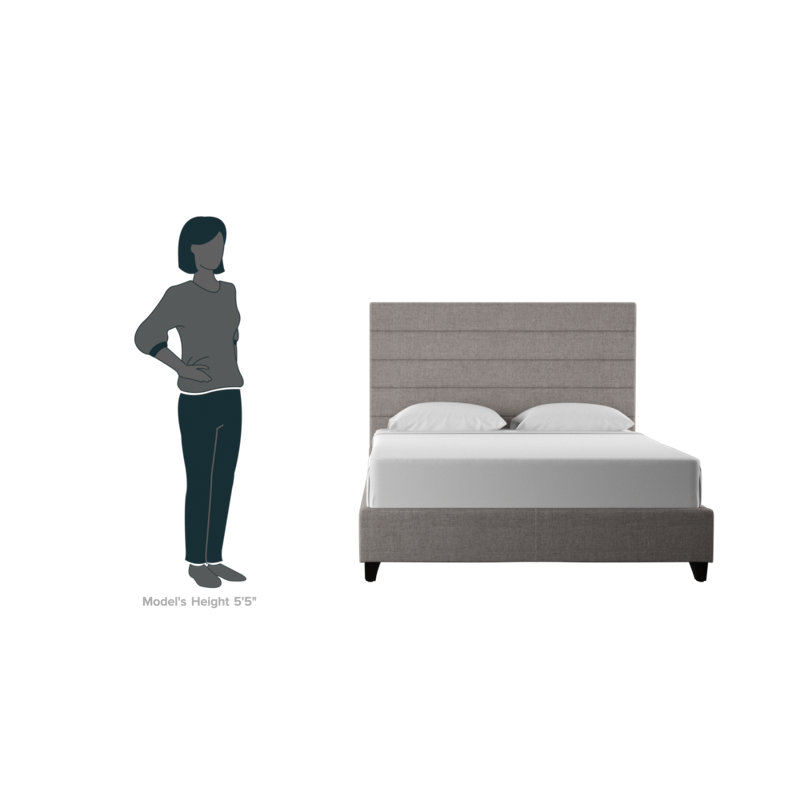 Kaster Upholstered Standard Bed, King