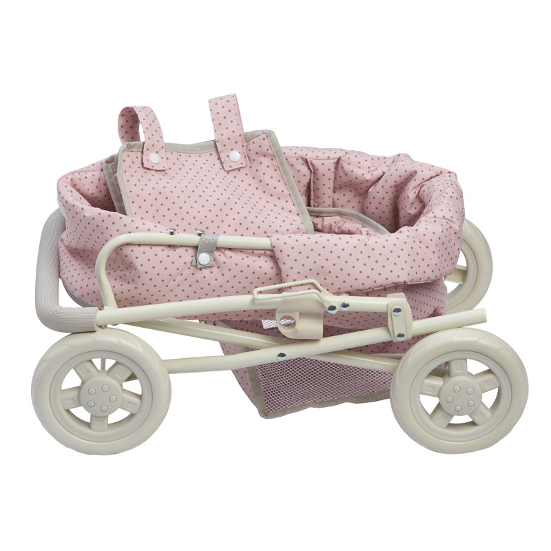 Olivia Polka Dots Princess Baby Doll Deluxe Stroller