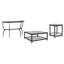 Metal Designs 3 - Piece Coffee Table Set
