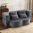 Chenille Futon Sofa Couch-1290841178