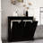 Black E1 Laundry Classifier With Two Compartments - Painted Shell Sorter Closet. Stylish And Practical. Painting For Durability. Removable Bags. Can Bear 100 Pounds. Assembly Required-926340690