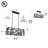 Gatlin 27.5" W 8-Light Wood and Metal Rectangle Chandelier