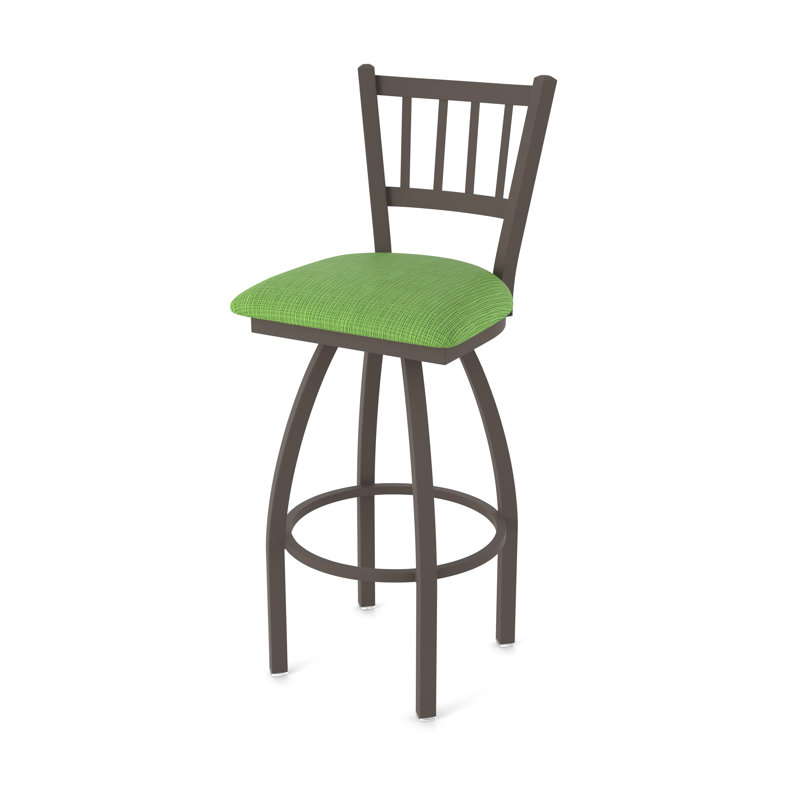Tabouret pivotant 810 Contessa, Tissu - perroquet graphique, Bronze, Tabouret de bar (siège d'une hauteur de 30 po)
